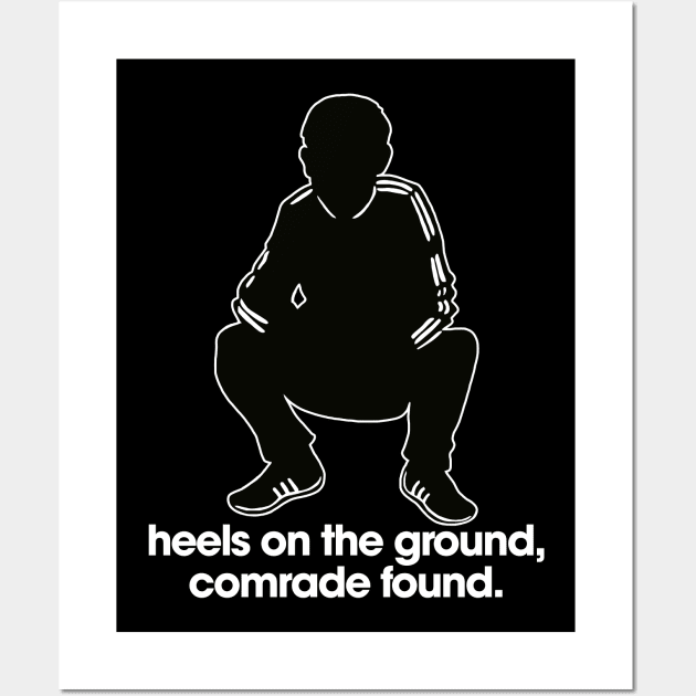 Slav Squat // Gopnik Heels on the Ground Subculture Wall Art by darklordpug